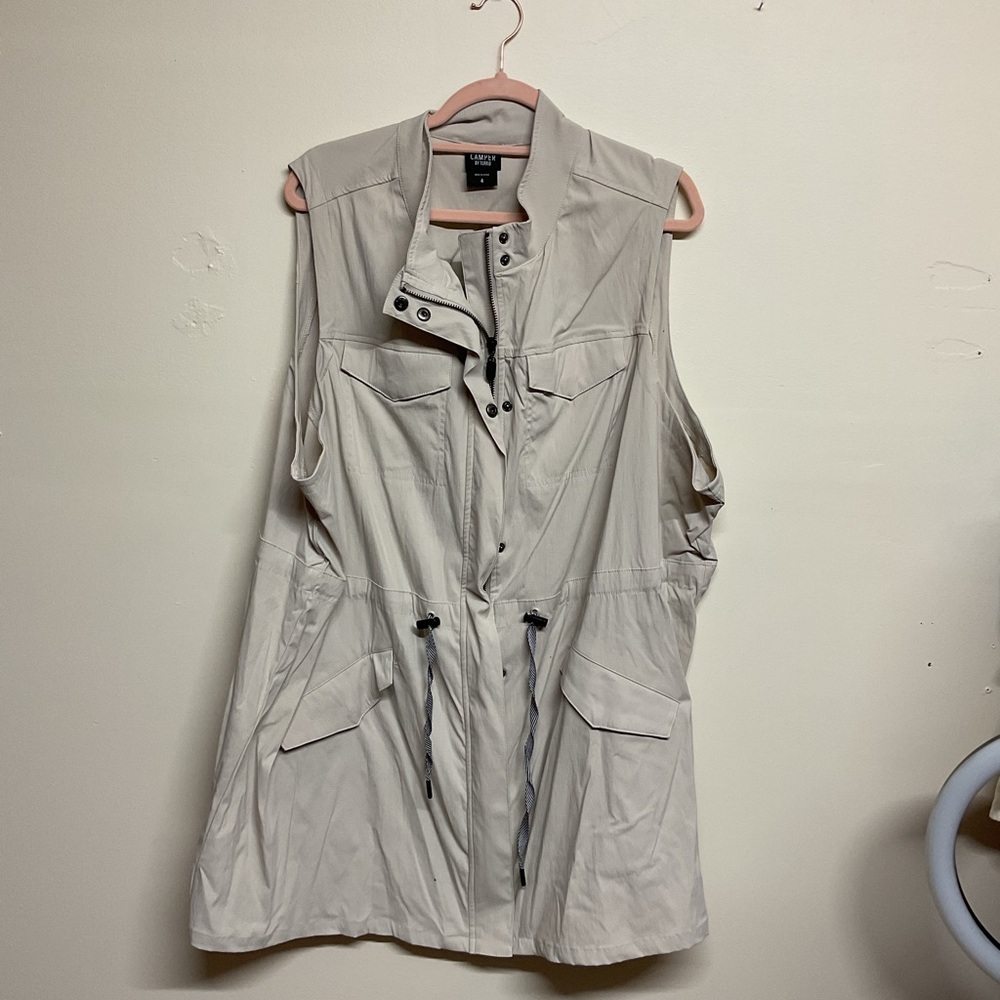 Torrid Light Beige Sleeveless Vest